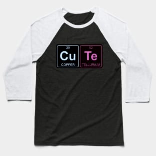 Cute - Periodic Table Baseball T-Shirt